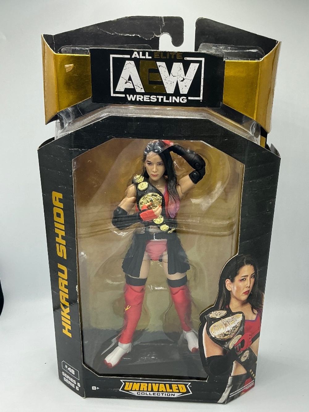 AEW Hikaru Shida #48 Unrivaled Collection Series 6 Action Figure Jazwares 2021